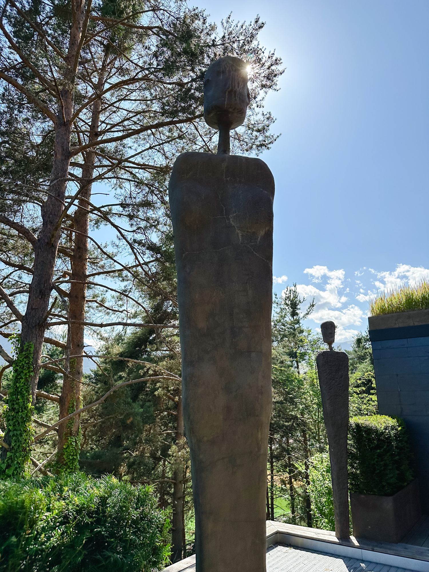 Skulptur im Garten